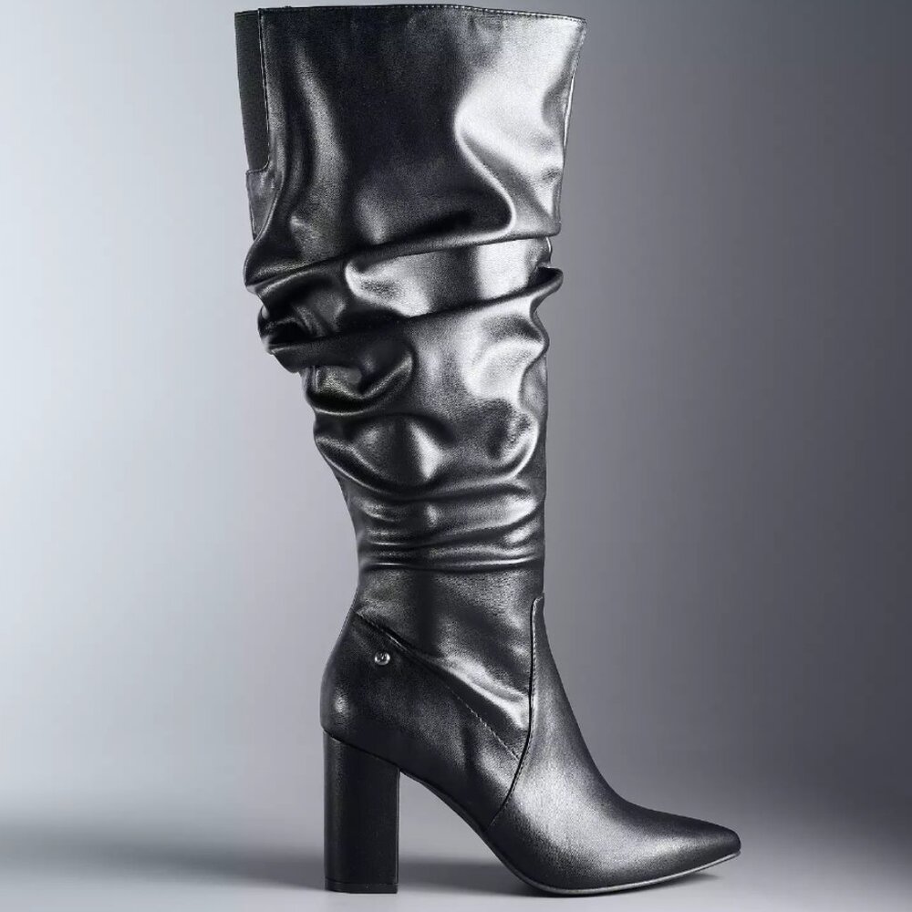 Simply Vera Vera Wang Black Heeled Boots